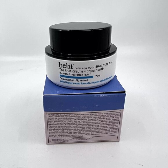 2-PACK Belif the True Cream Aqua Bomb Moisturizer for Combination to Oily 1.68oz - Picture 4 of 4